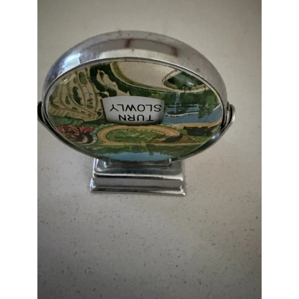 Vintage Great Smokey Mountains Chrome Perpetual Flip Desk Top Calendar 3